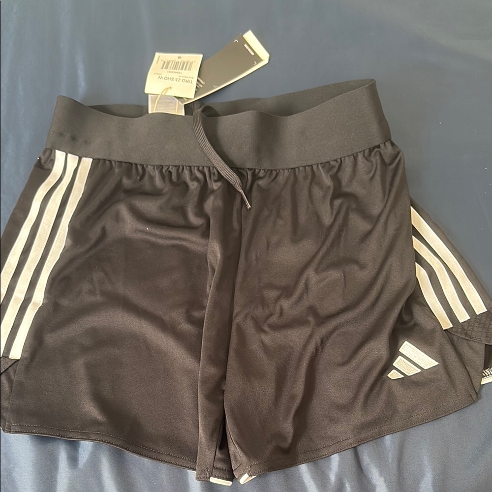 Adidas Black Athletic Shorts- brand new